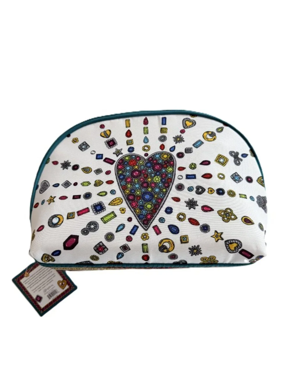 Brighton Charmed Love 2 Piece Jewelry Pouch Set NWT Cosmetic Travel Bag Gift